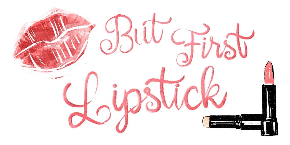 First Lipstick Horizontal art print by Milli Villa for $57.95 CAD