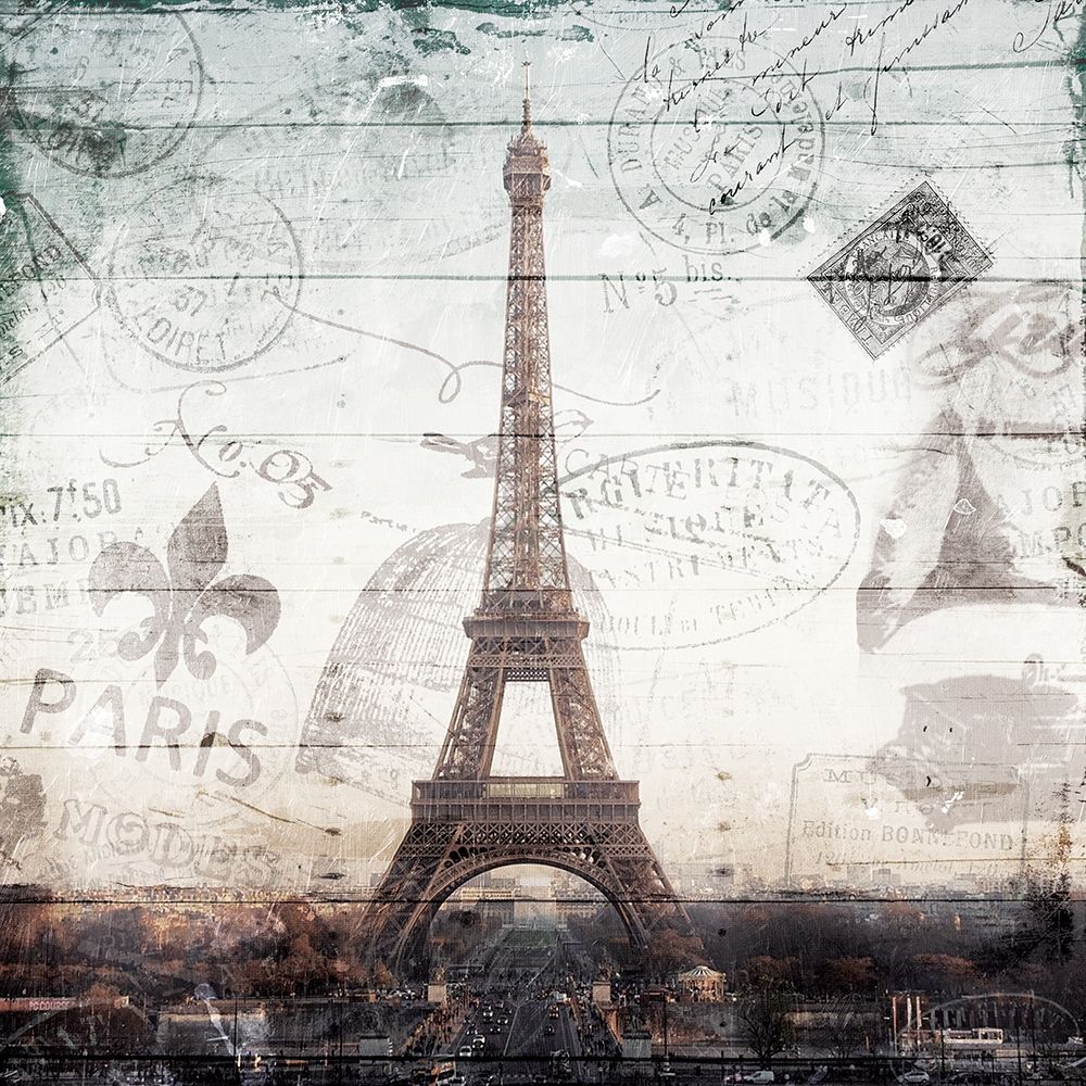 Postcard From Paris art print by Milli Villa for $57.95 CAD