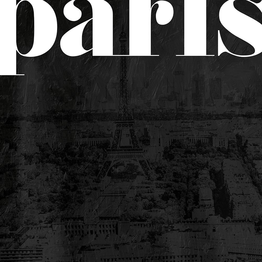 Black Paris art print by Milli Villa for $57.95 CAD
