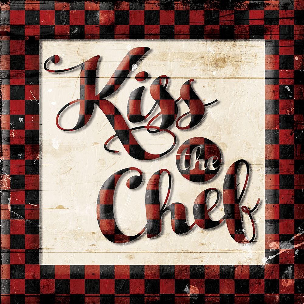 Kiss The Chef art print by Milli Villa for $57.95 CAD