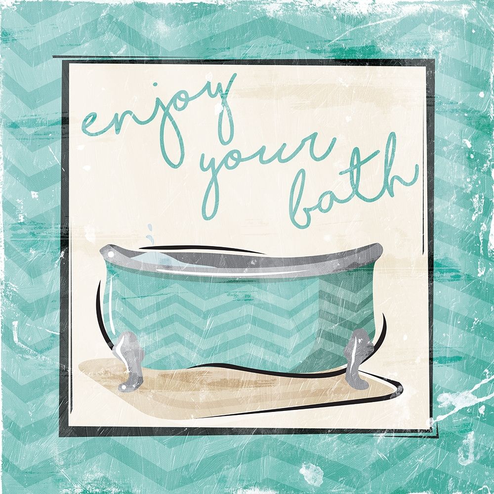 Enjoy Your Bath art print by Milli Villa for $57.95 CAD