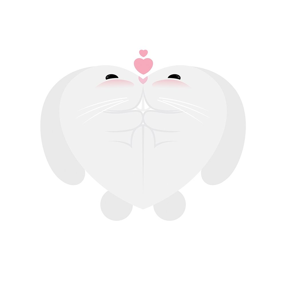 Bunny Hug art print by Milli Villa for $57.95 CAD