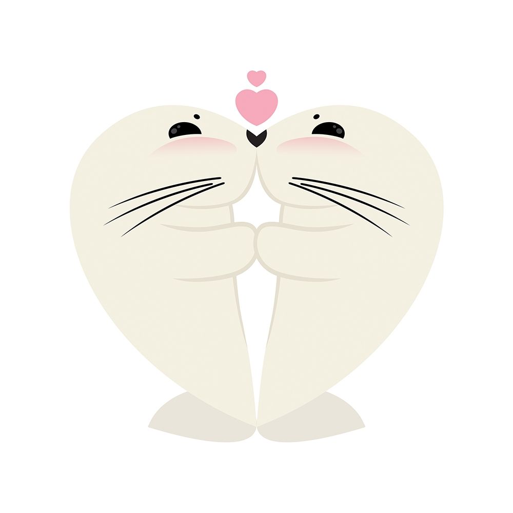 Seal Hug art print by Milli Villa for $57.95 CAD