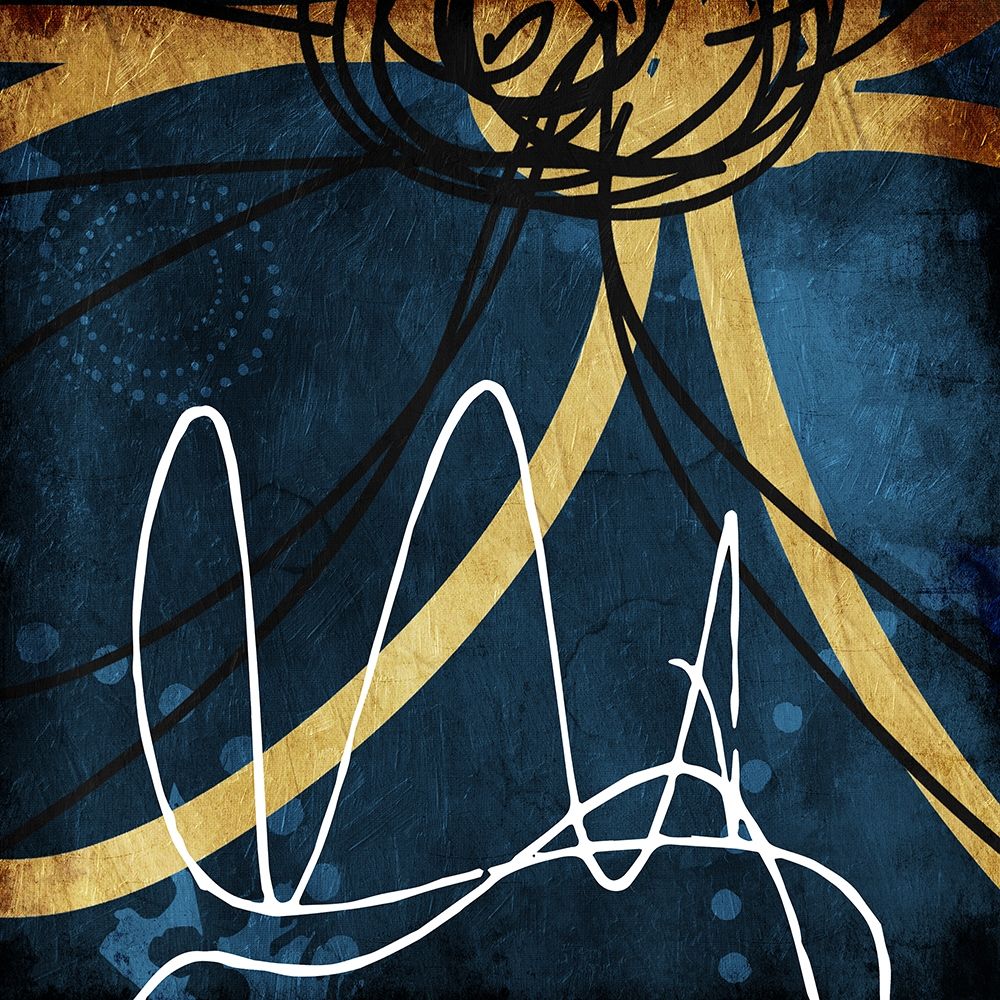 Gold Lines art print by Milli Villa for $57.95 CAD