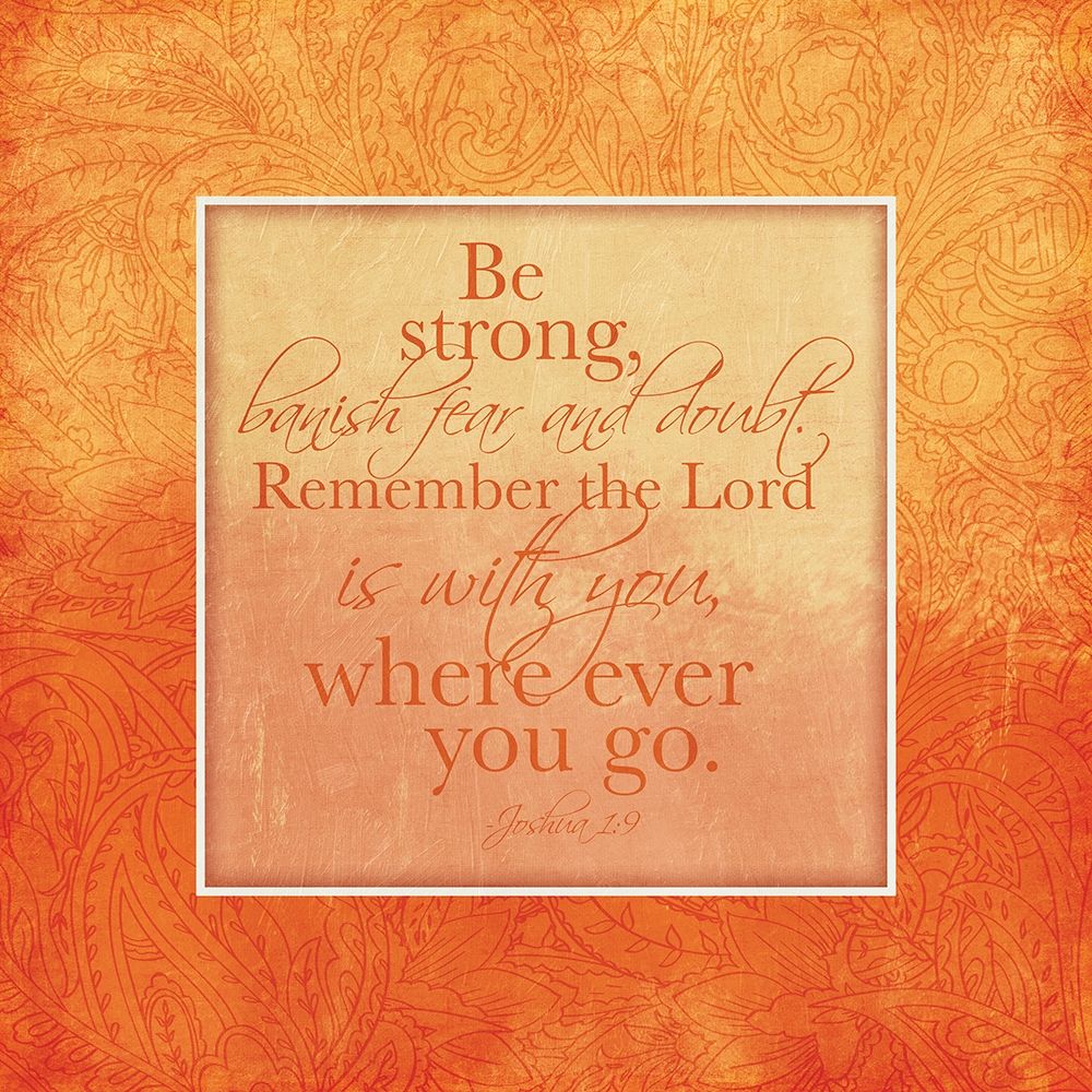 Orange Religious art print by Milli Villa for $57.95 CAD