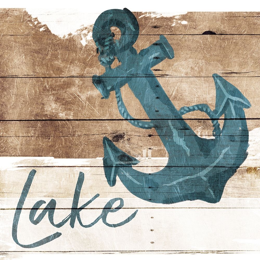 Lake Anchor art print by Milli Villa for $57.95 CAD