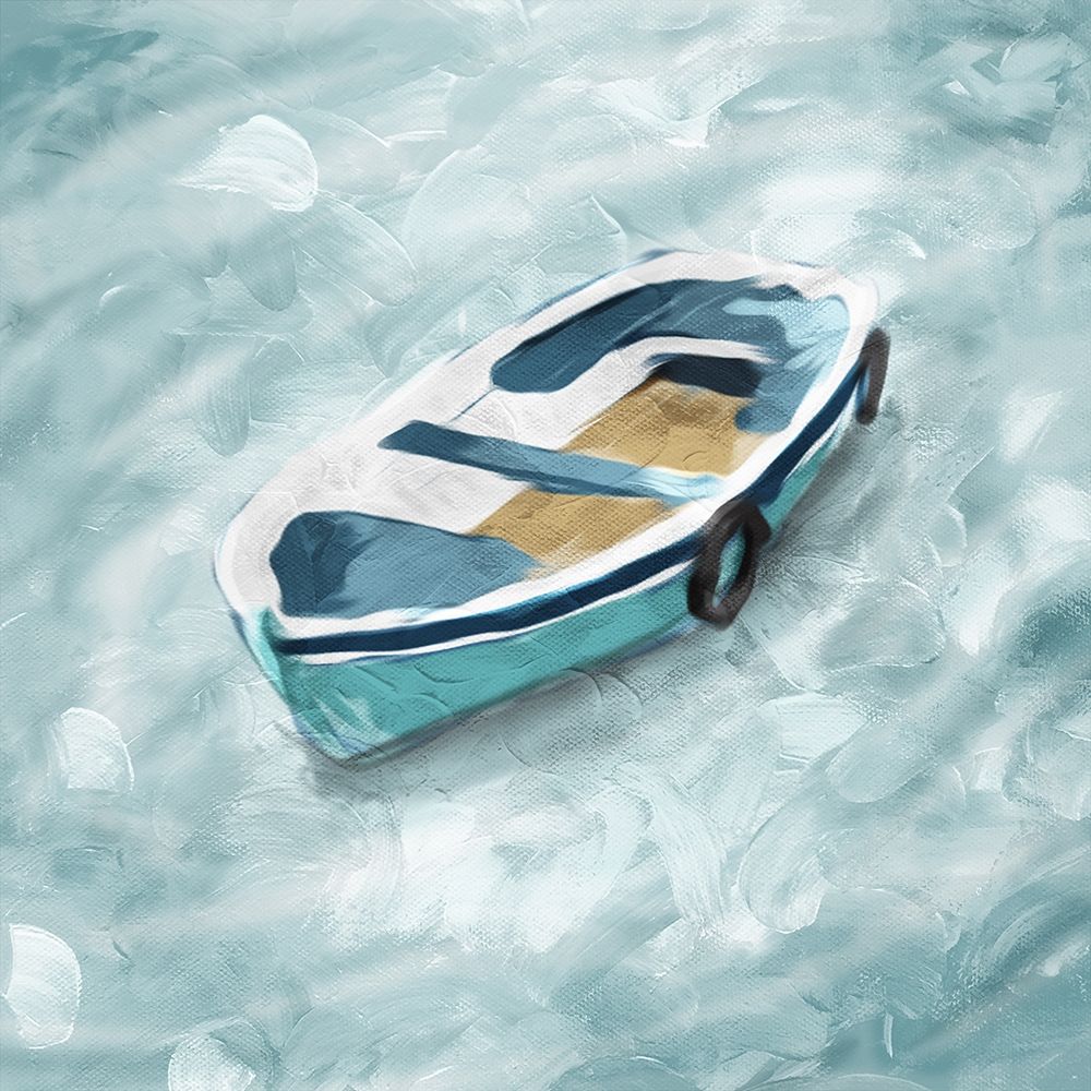 Boat On Its Own art print by Milli Villa for $57.95 CAD