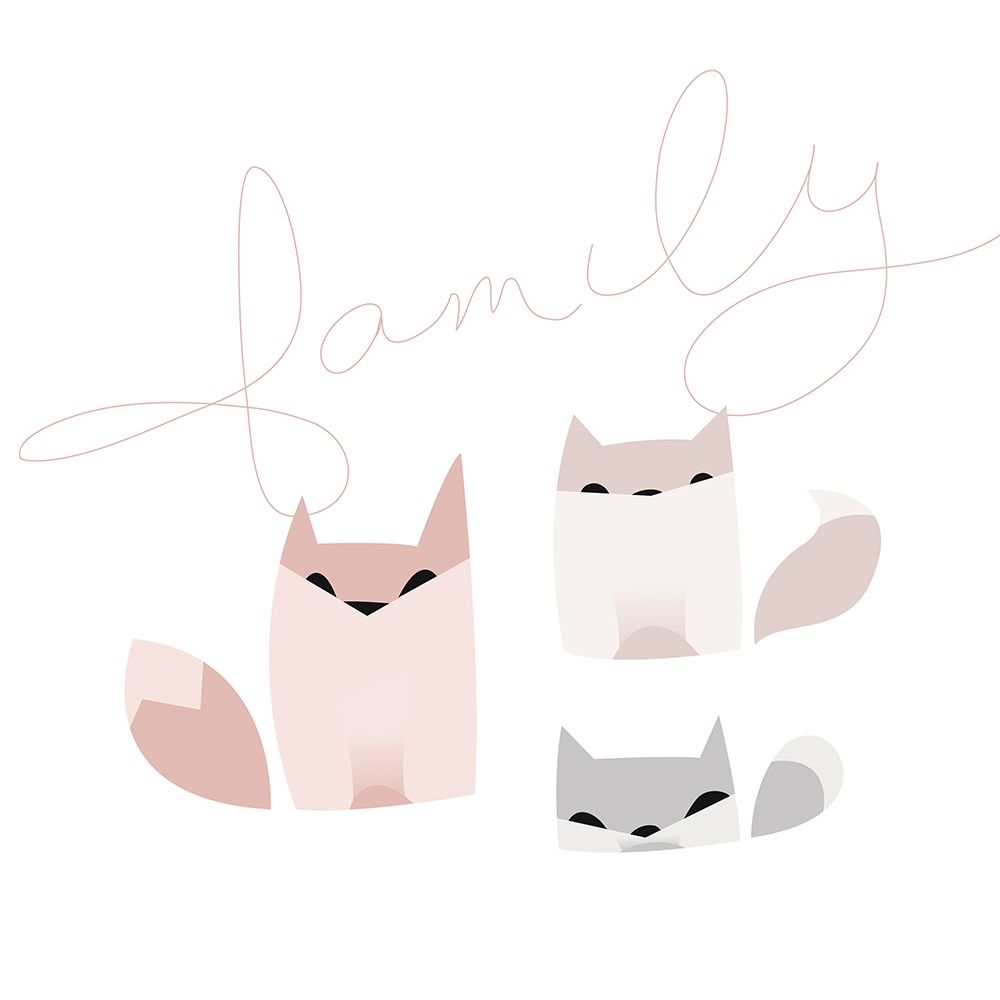 Fox Family art print by Milli Villa for $57.95 CAD