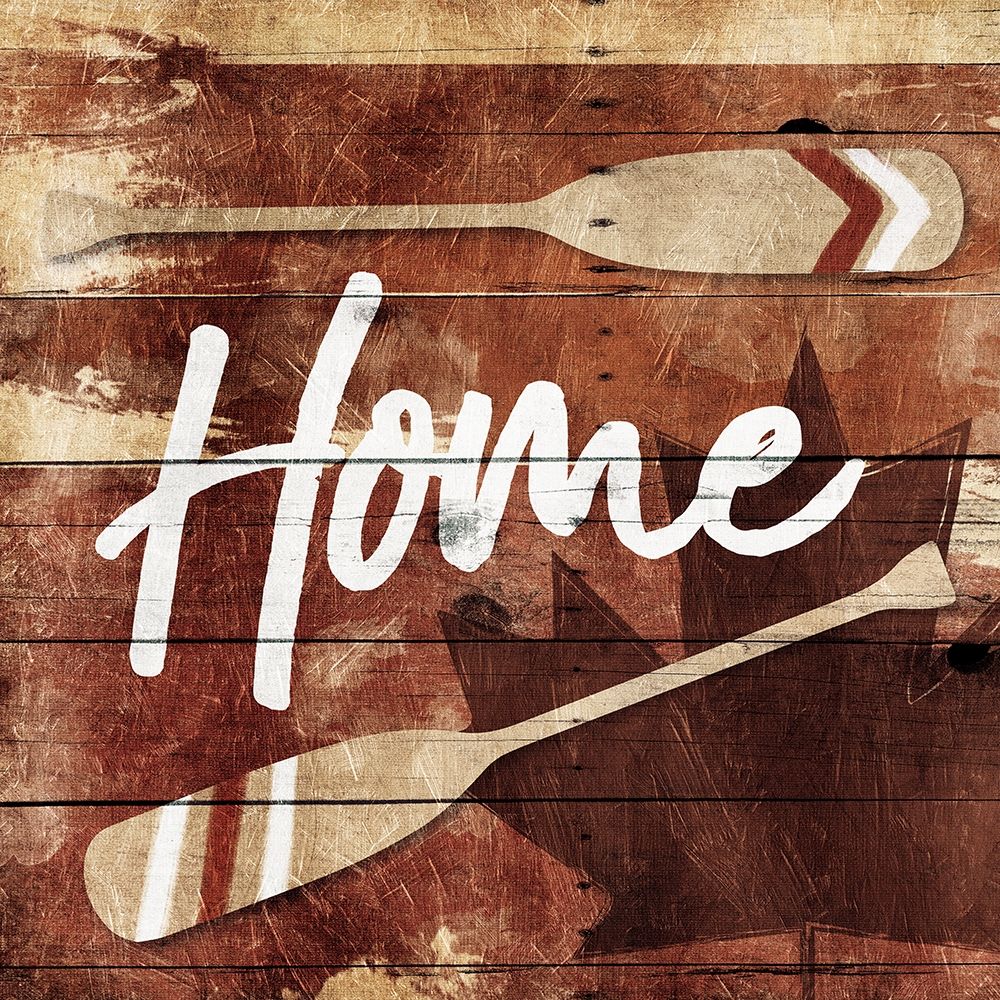 Home Oars Canada art print by Milli Villa for $57.95 CAD