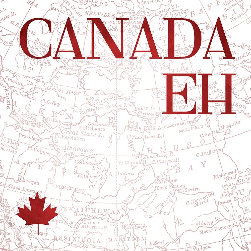 Canada Map Mate art print by Milli Villa for $57.95 CAD