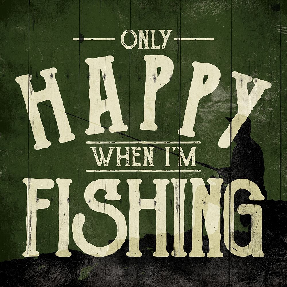 Happy Fishing art print by Milli Villa for $57.95 CAD