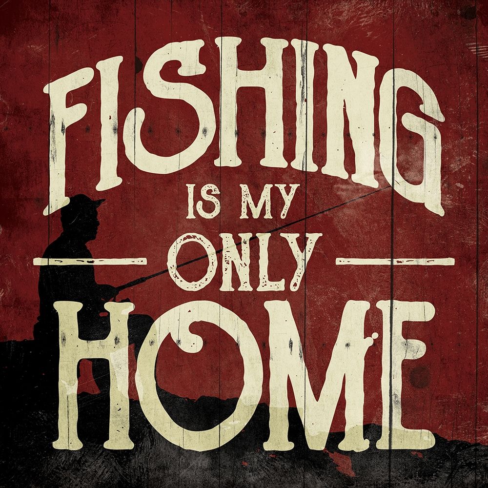 Fishing Home art print by Milli Villa for $57.95 CAD