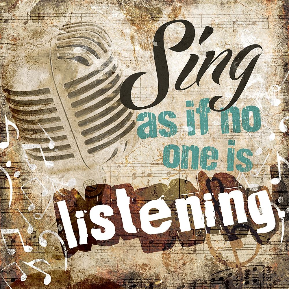 Sing art print by Milli Villa for $57.95 CAD