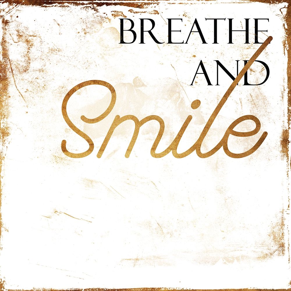 Breath And Smile art print by Milli Villa for $57.95 CAD