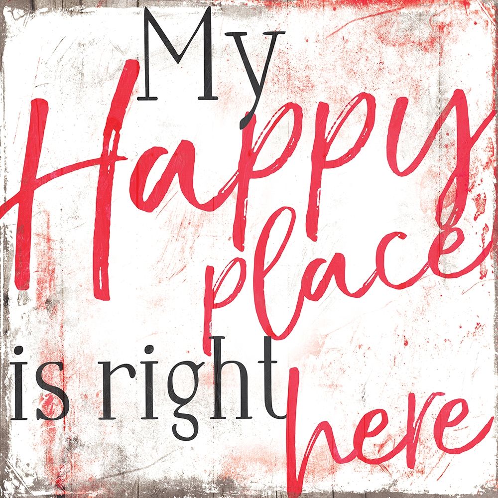Happy Place art print by Milli Villa for $57.95 CAD