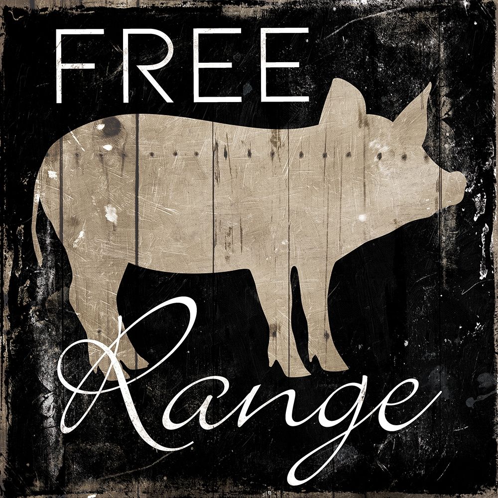 Free Range Pig art print by Milli Villa for $57.95 CAD