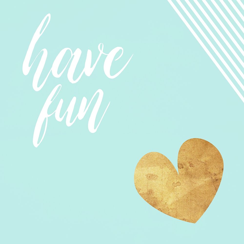 Have Fun Teal art print by Milli Villa for $57.95 CAD