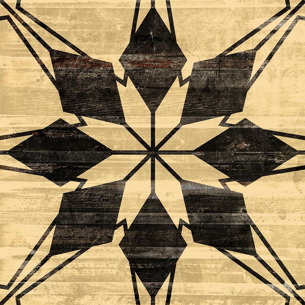 Black Wood Star art print by Milli Villa for $57.95 CAD