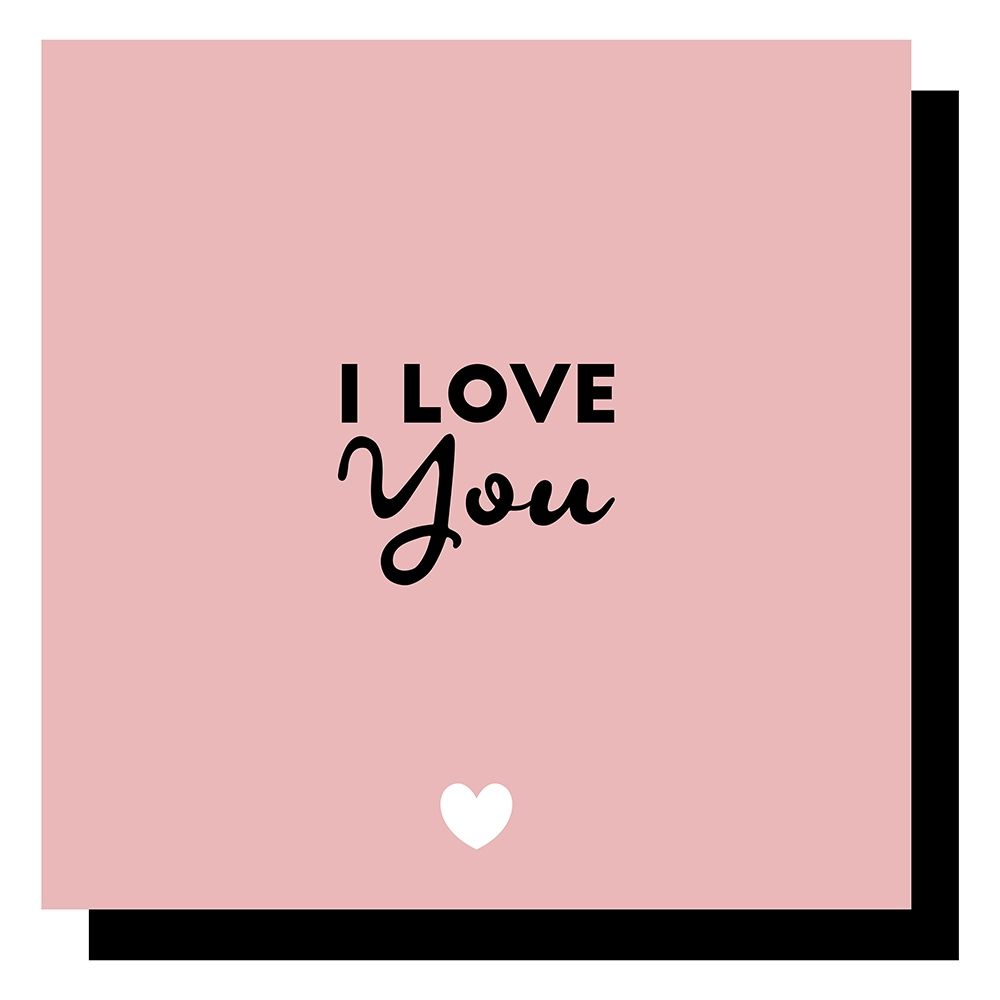 I Love You art print by Milli Villa for $57.95 CAD