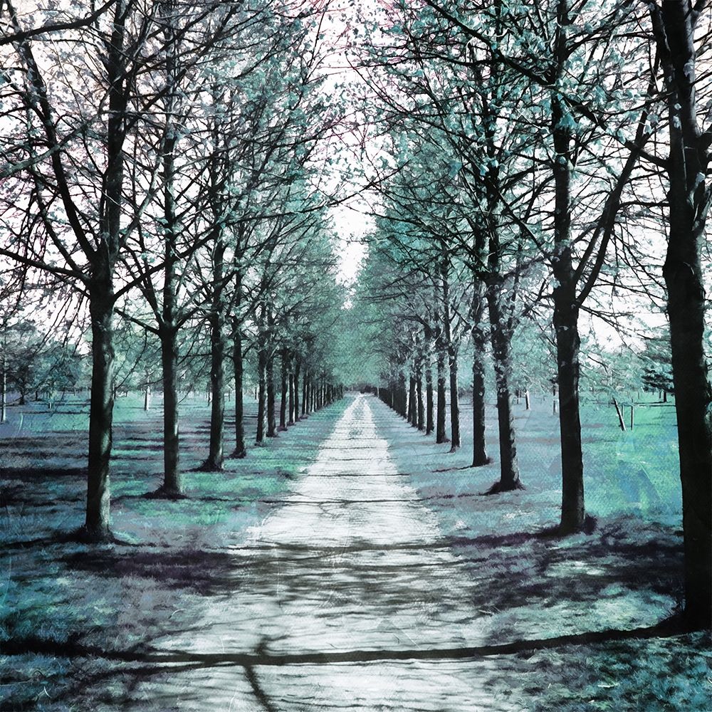 Blue Walk art print by Milli Villa for $57.95 CAD