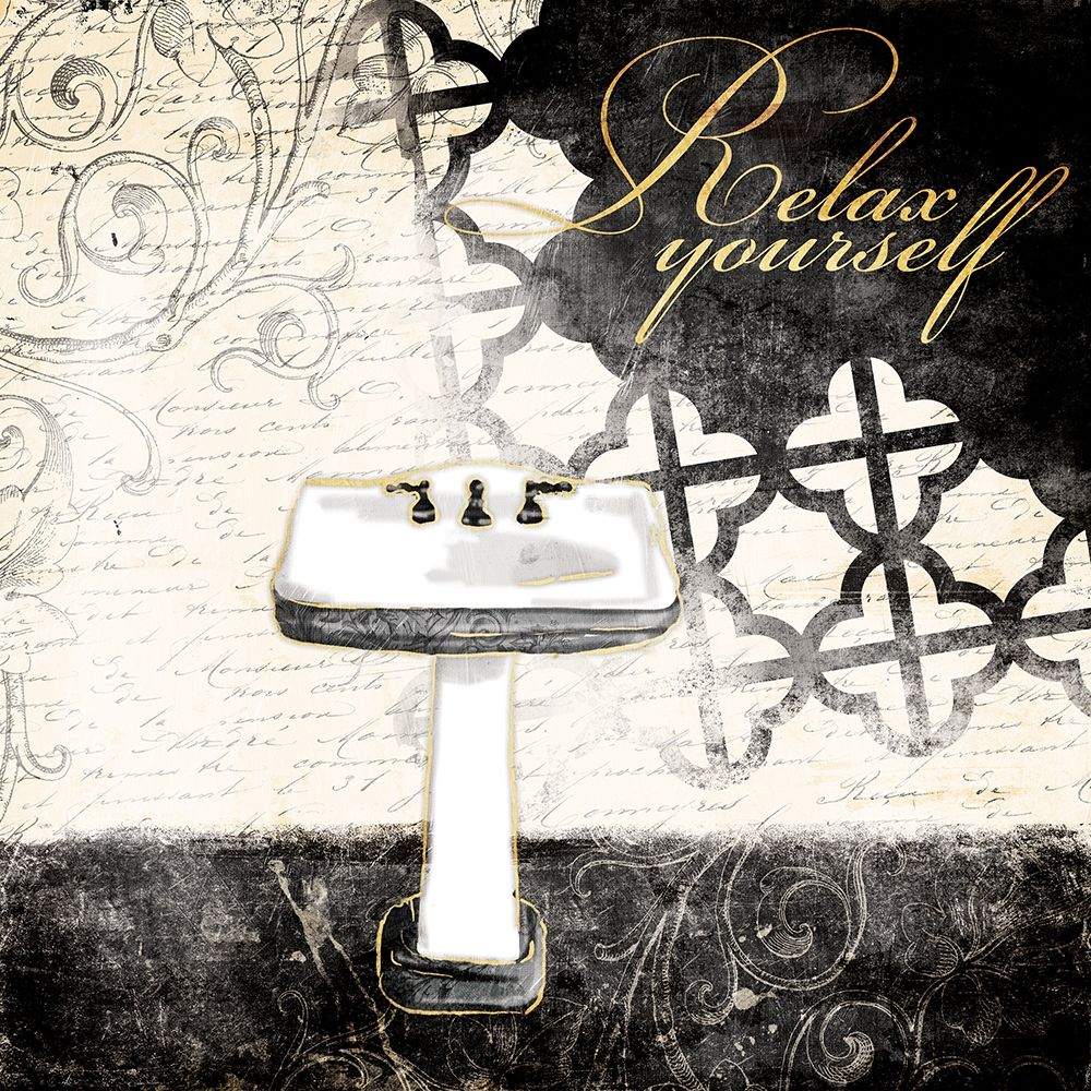 Relax Yourself Sink art print by Milli Villa for $57.95 CAD