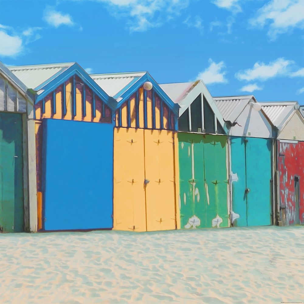 Beach Day art print by Milli Villa for $57.95 CAD