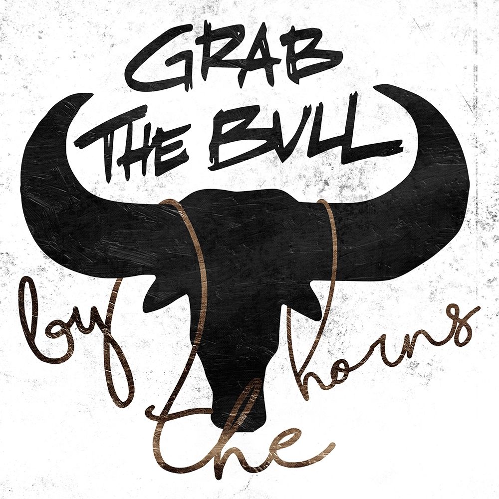 Grab The Bull art print by Milli Villa for $57.95 CAD