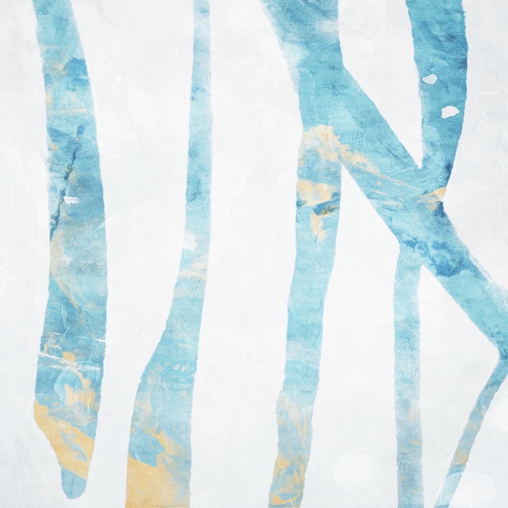 Birch Blue art print by Milli Villa for $57.95 CAD