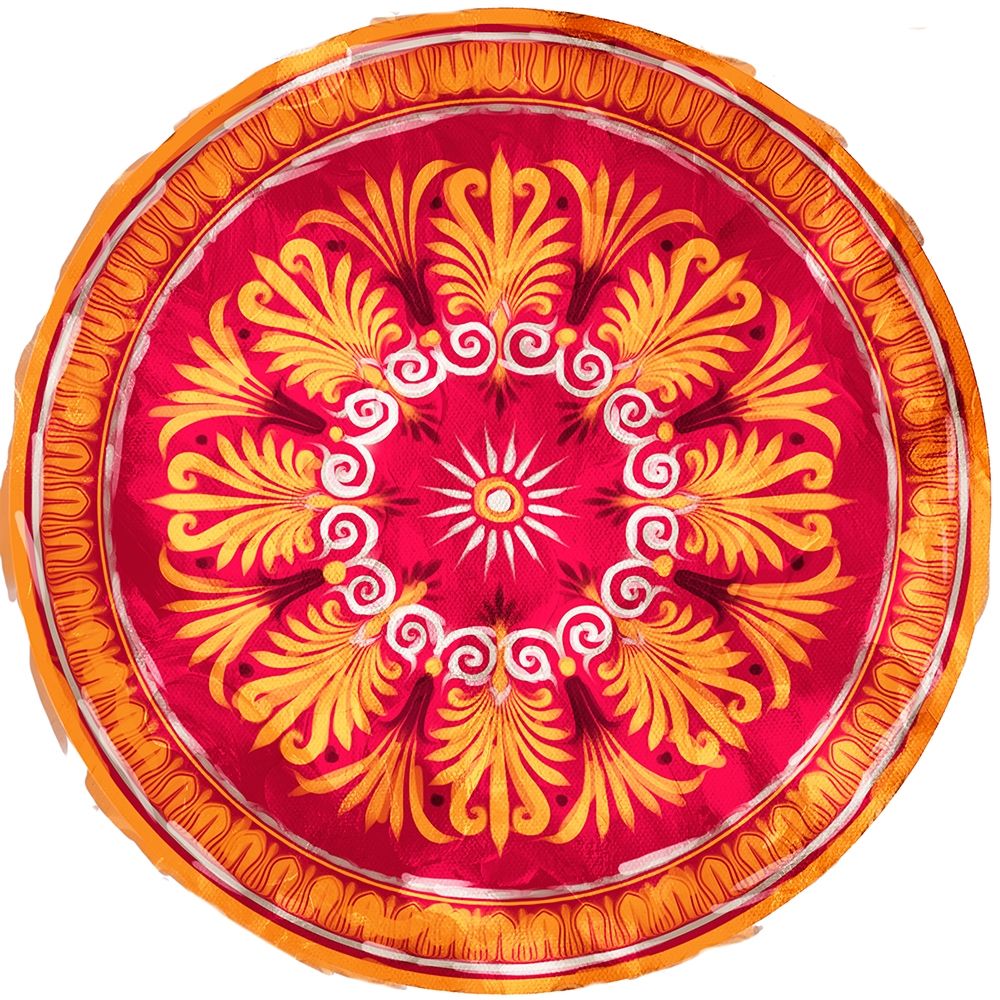 Medallion Plate art print by Milli Villa for $57.95 CAD