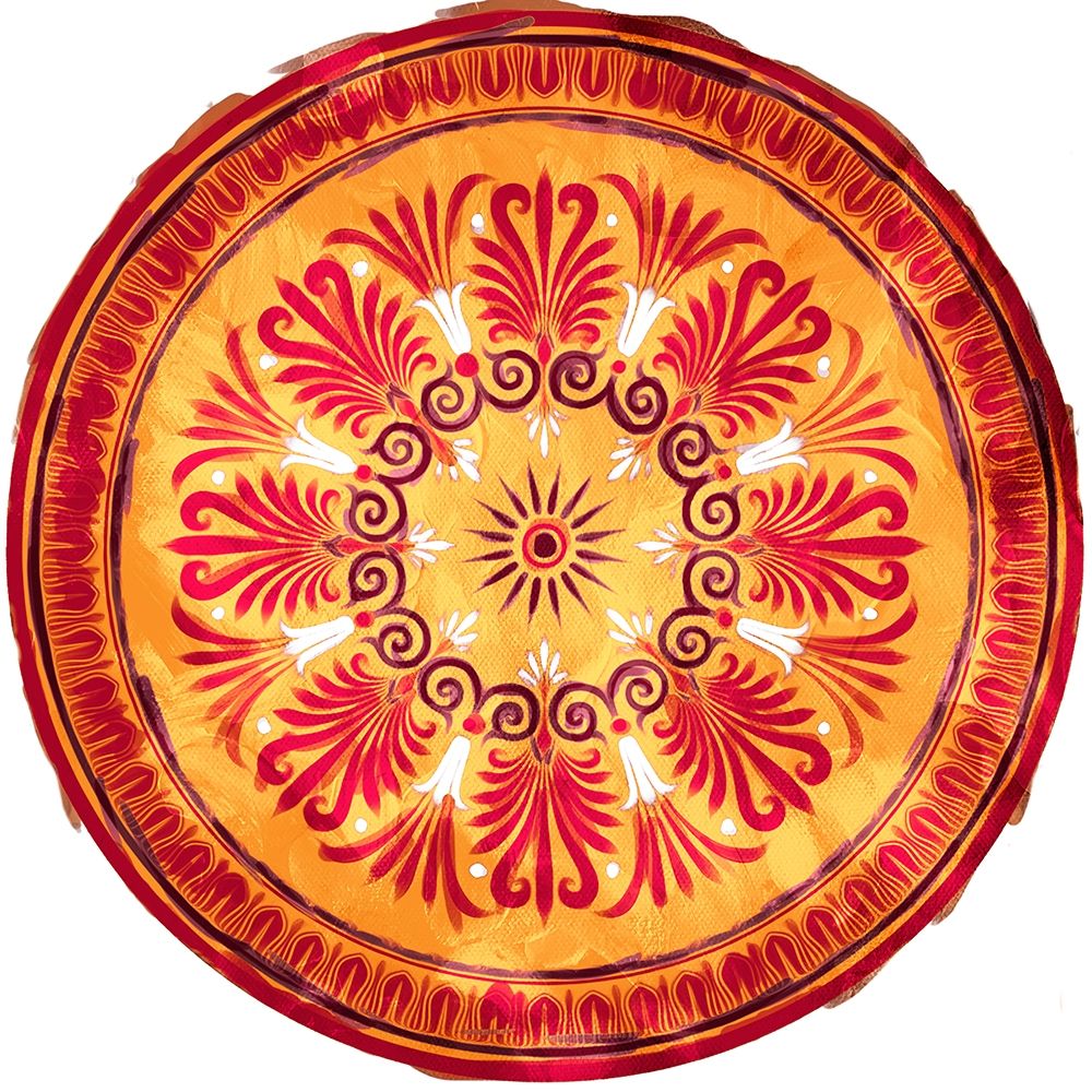 Medallion Plate Reversed art print by Milli Villa for $57.95 CAD