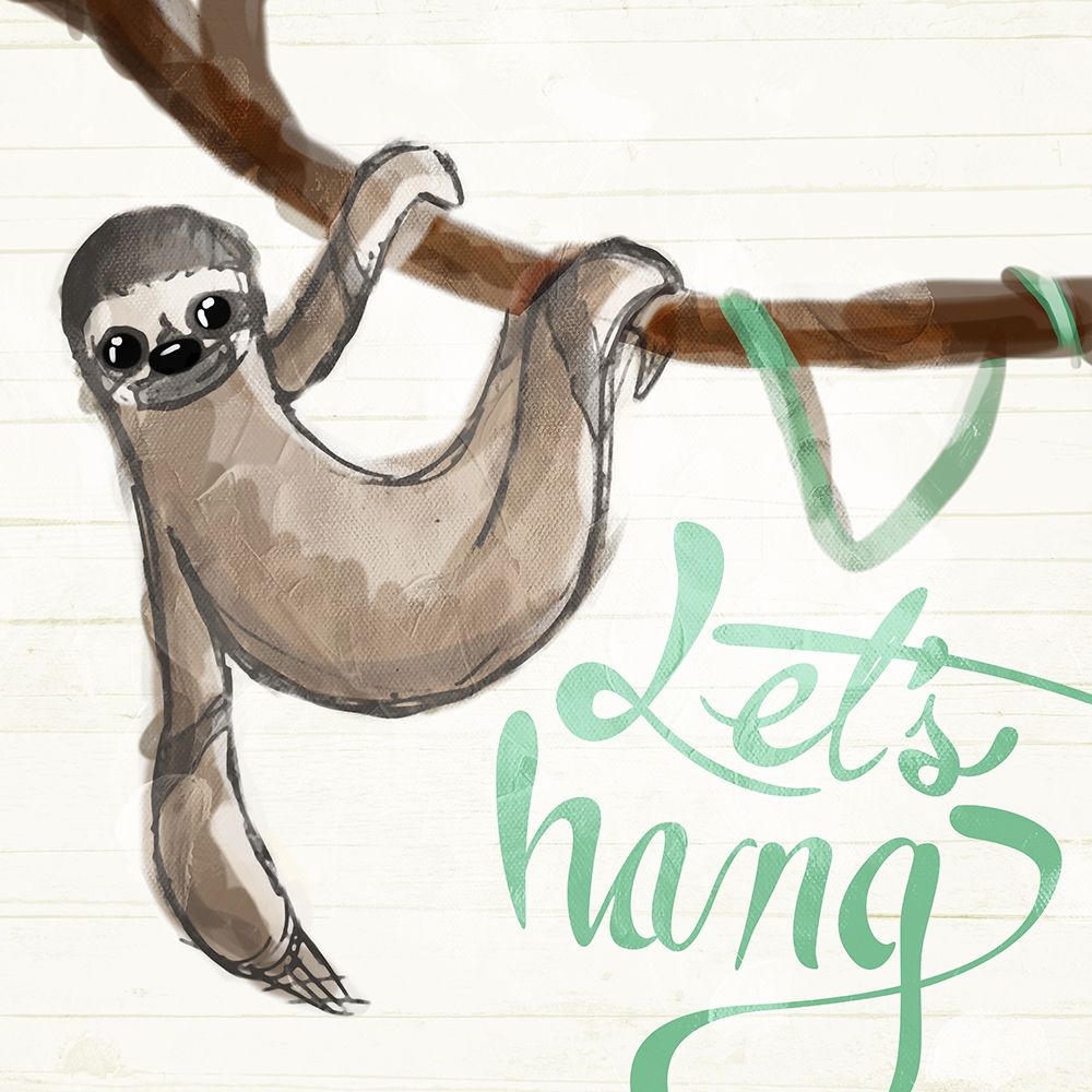 Lets Hang art print by Milli Villa for $57.95 CAD