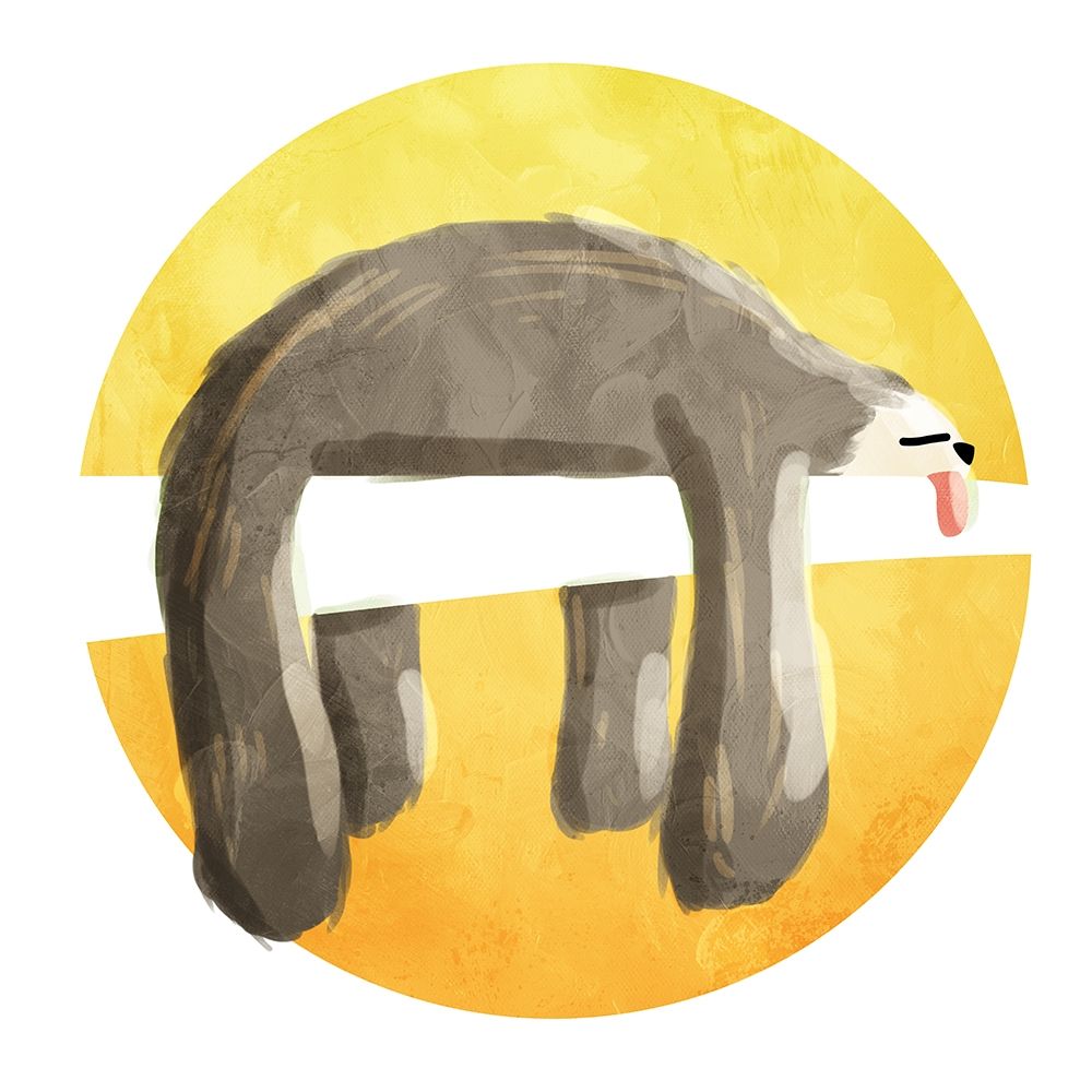 Sleep Sloth art print by Milli Villa for $57.95 CAD
