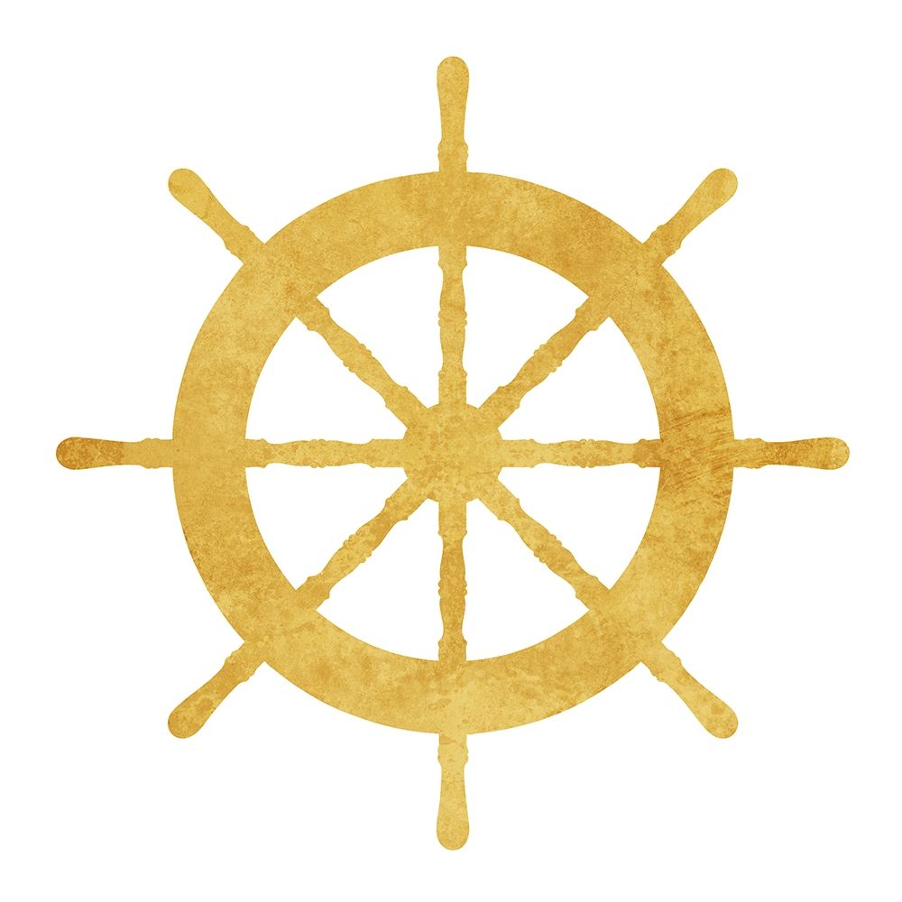 Gold Steering art print by Milli Villa for $57.95 CAD