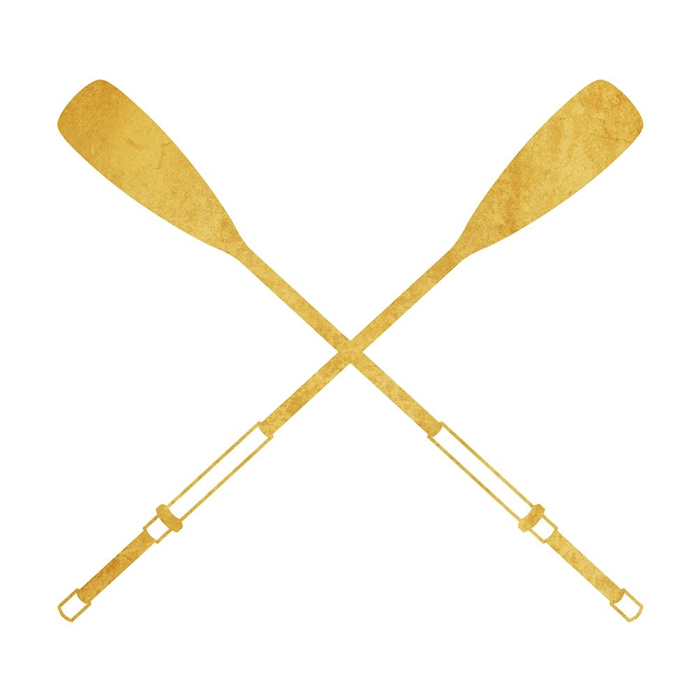 Gold Oars art print by Milli Villa for $57.95 CAD