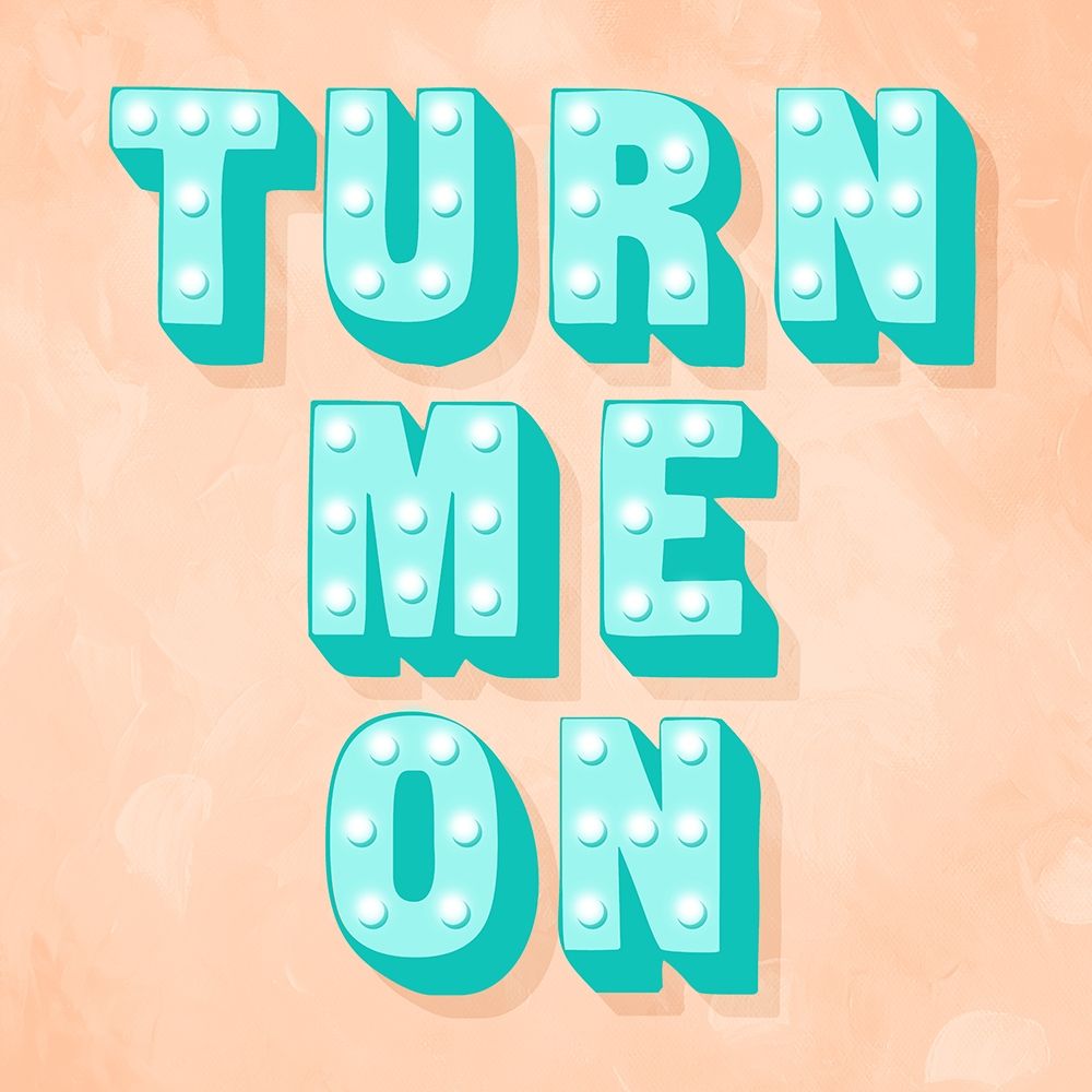 Turn Me On art print by Milli Villa for $57.95 CAD