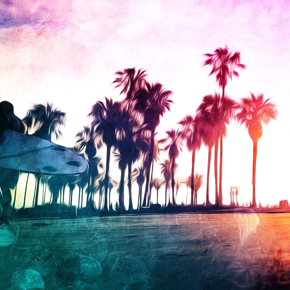 Surf On The Boardwalk art print by Milli Villa for $57.95 CAD