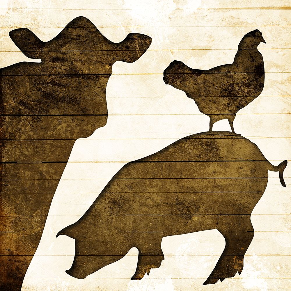 Farm Animals art print by Milli Villa for $57.95 CAD