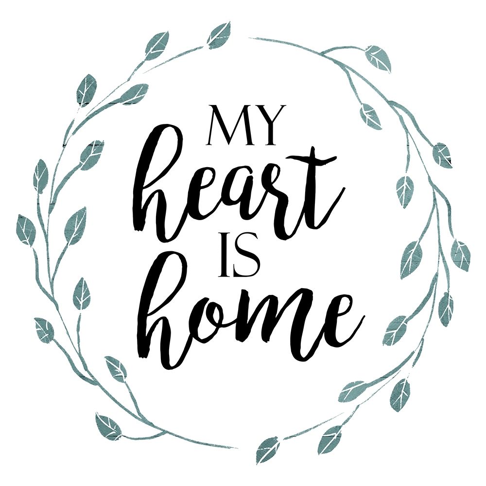 My Heart Blue art print by Milli Villa for $57.95 CAD