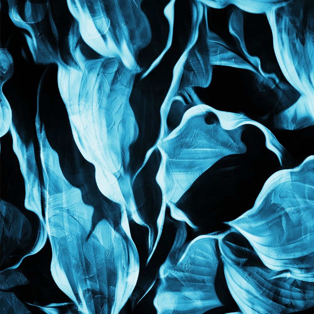 Blue Hue Leaves art print by Milli Villa for $57.95 CAD