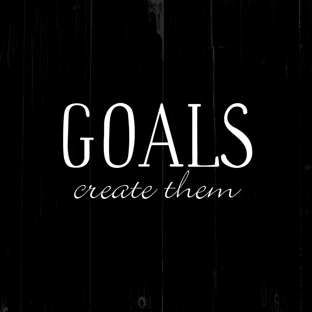 Goals Black art print by Milli Villa for $57.95 CAD