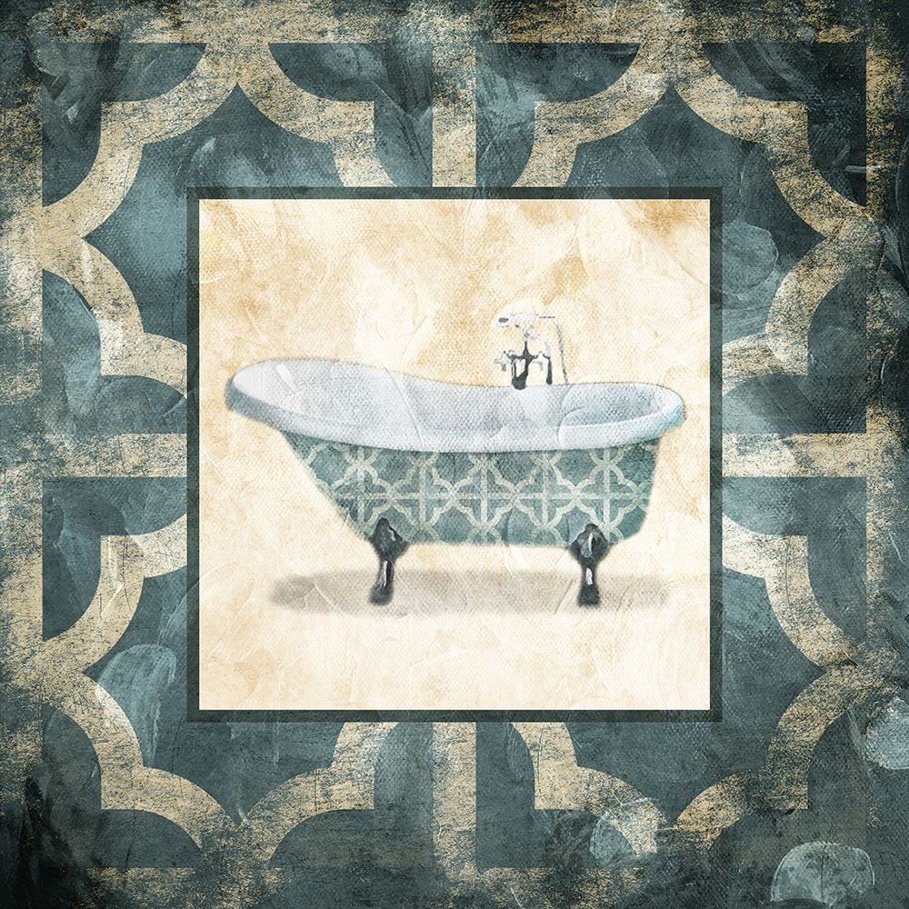 Muted Blue Bath art print by Milli Villa for $57.95 CAD