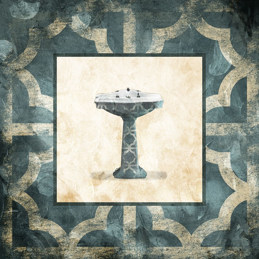 Muted Blue Sink art print by Milli Villa for $57.95 CAD