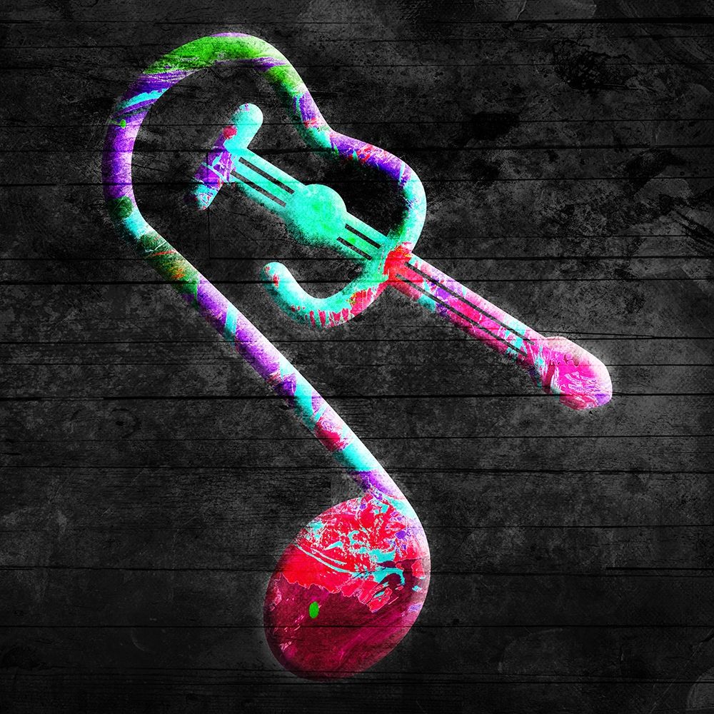 Guitar Notes art print by Milli Villa for $57.95 CAD