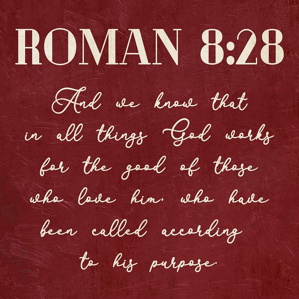 Roman 8:28 art print by Milli Villa for $57.95 CAD