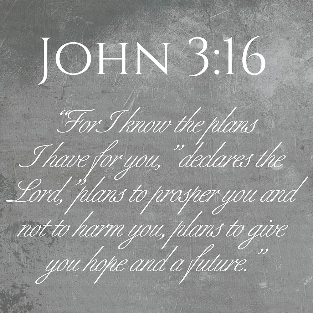 John 3:16 art print by Milli Villa for $57.95 CAD