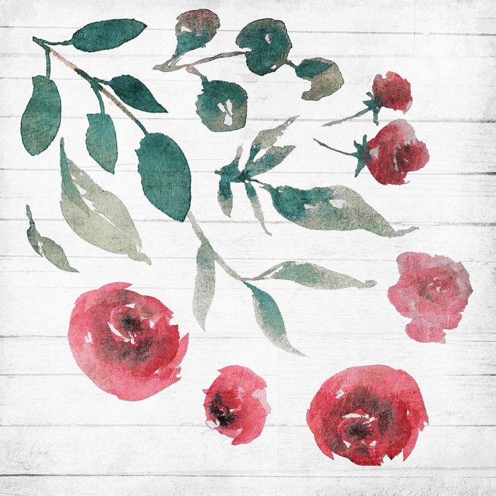 White Wash Flower 2 art print by Milli Villa for $57.95 CAD
