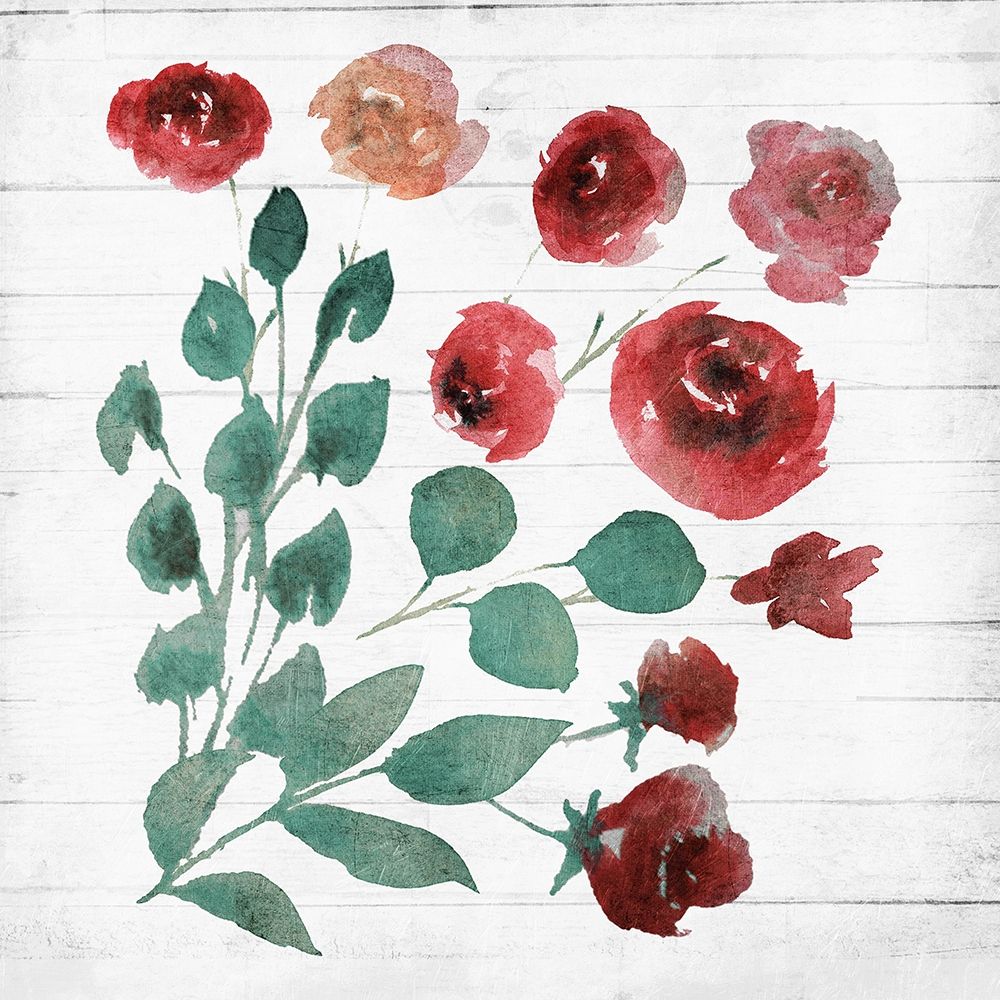 White Wash Flower 2 art print by Milli Villa for $57.95 CAD