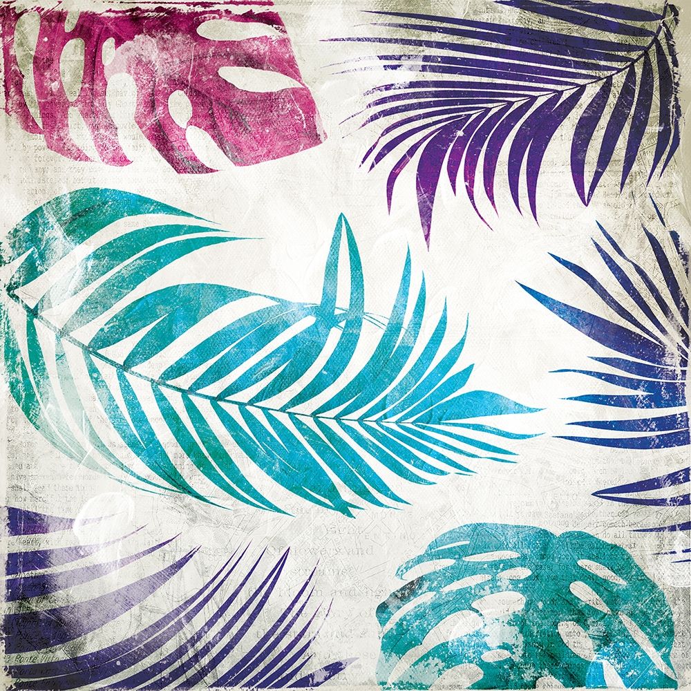 Colorful Palms art print by Milli Villa for $57.95 CAD
