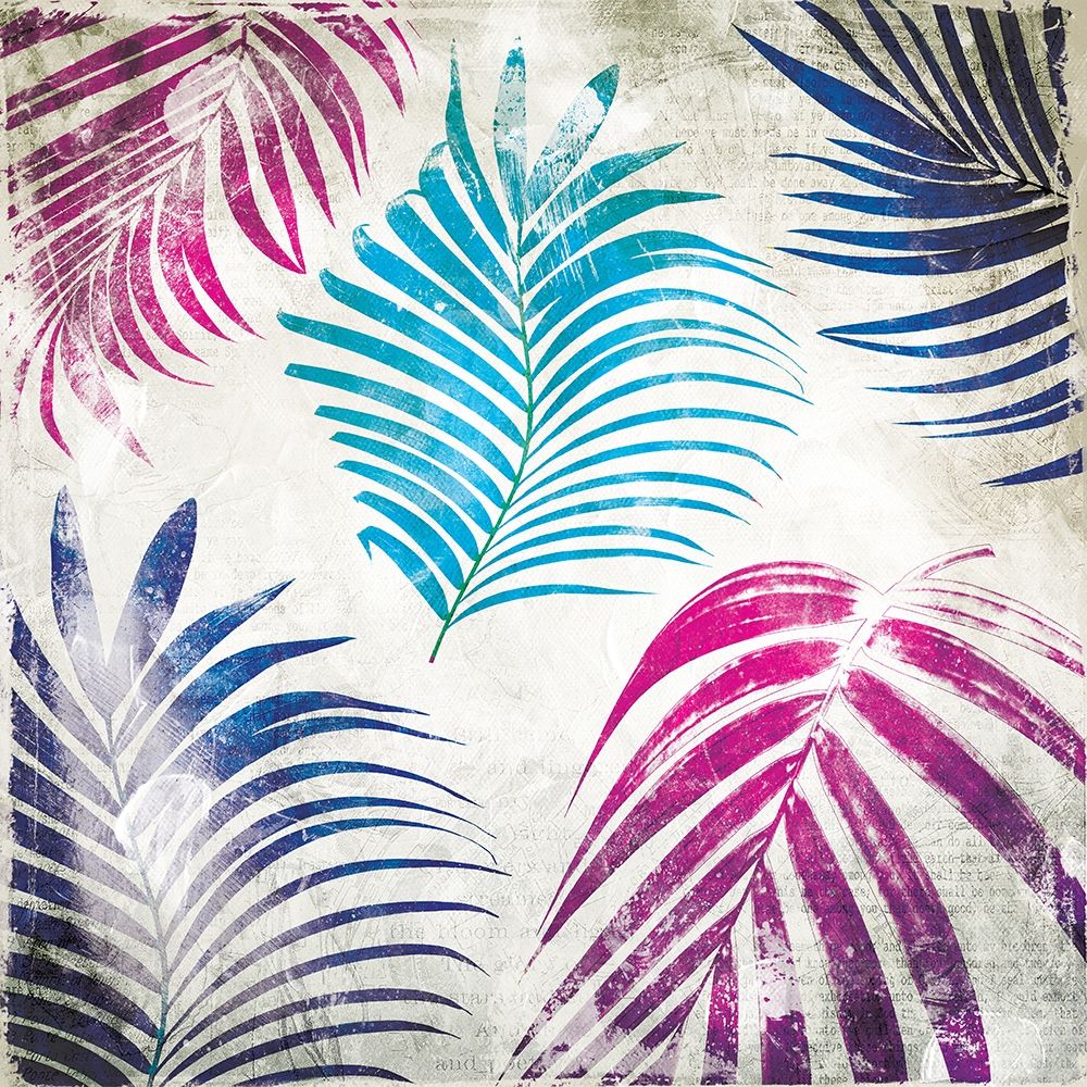 Colorful Palms Mate art print by Milli Villa for $57.95 CAD