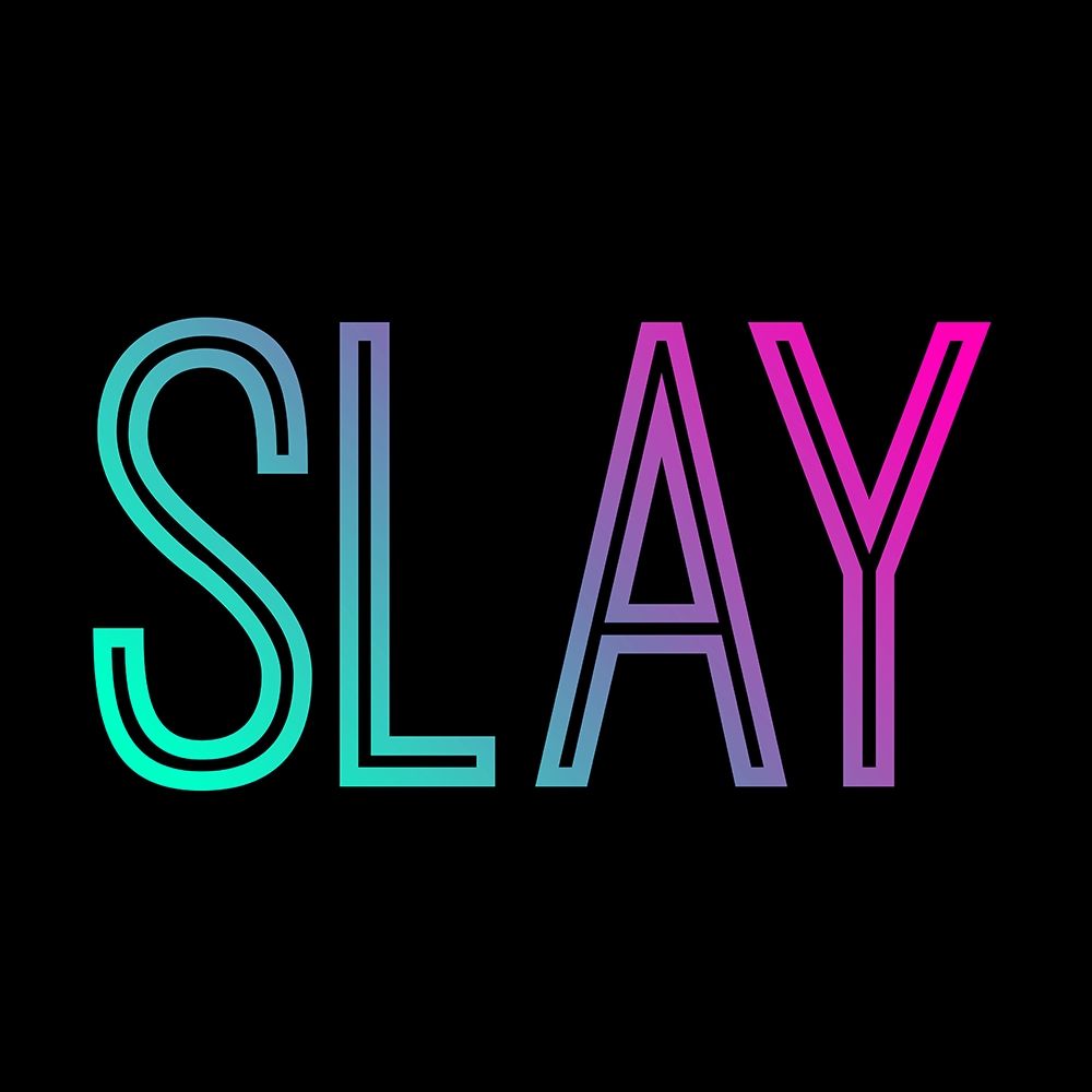 Neon Slay art print by Milli Villa for $57.95 CAD